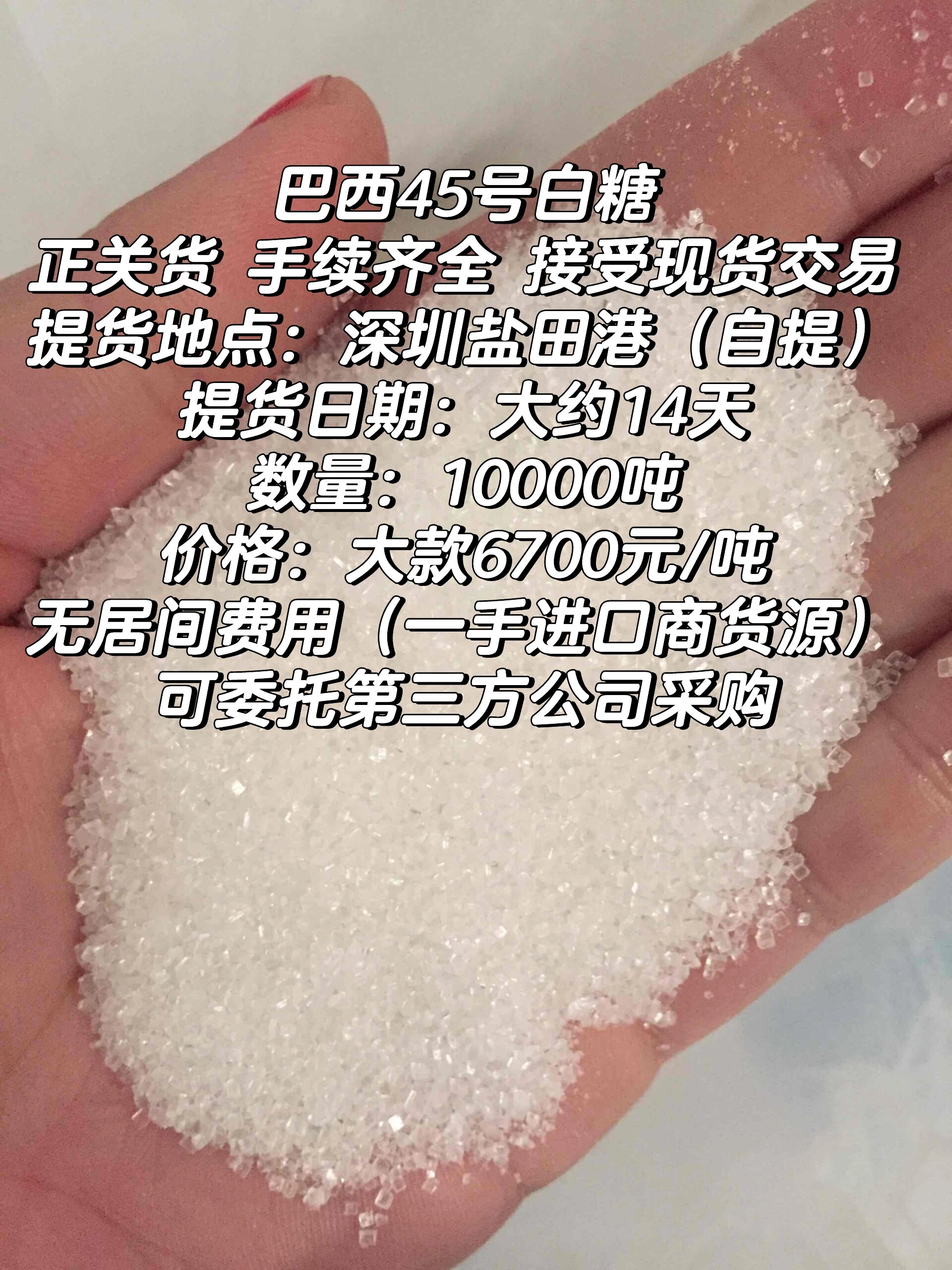 2025年4月1日现货白糖价格行情今日报价多少钱一吨