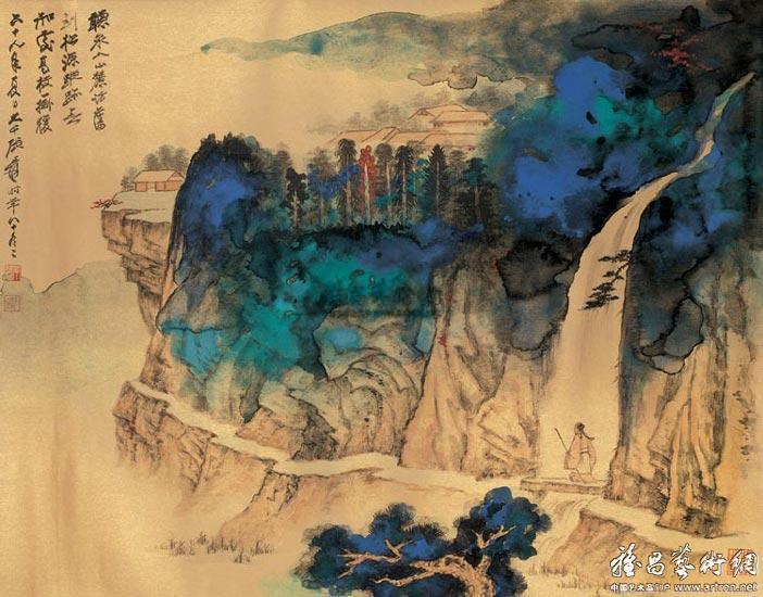 《日蚀》拍了7935万元：张大千金笺上的宇宙奇观