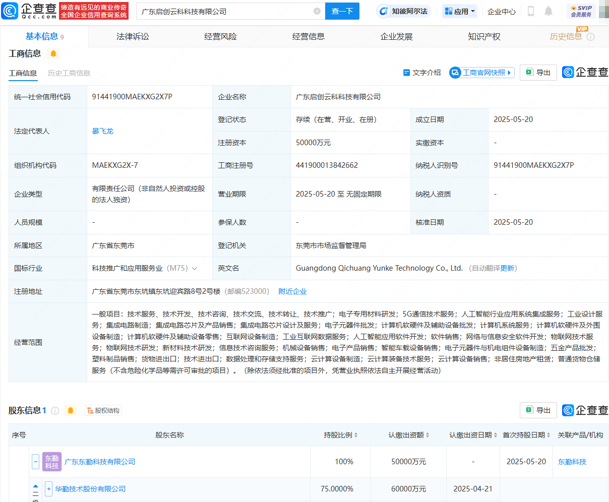 华勤技术(603296.SH)：上海摩勤拟2500万元认购安徽元禾二期募集份额