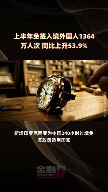 移民管理局：上半年免签入境外国人1364万人次 同比上升53.9%