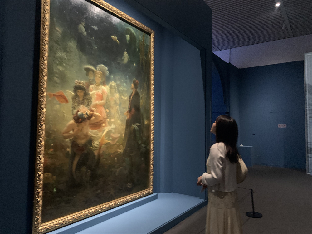 “涅瓦河畔的遐思――列宾艺术特展”在中国国家博物馆向观众开放