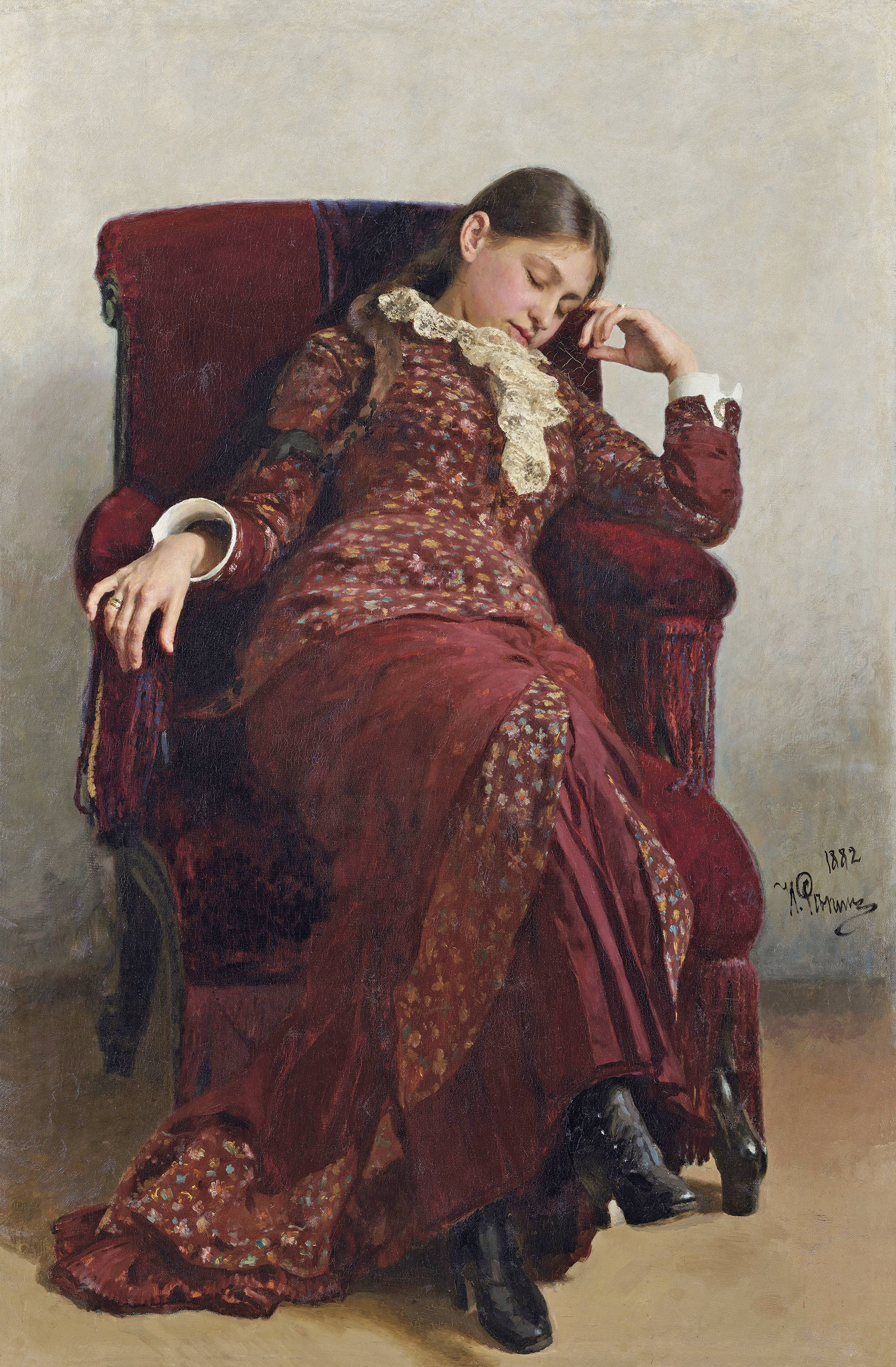 “涅瓦河畔的遐思――列宾艺术特展”在中国国家博物馆向观众开放