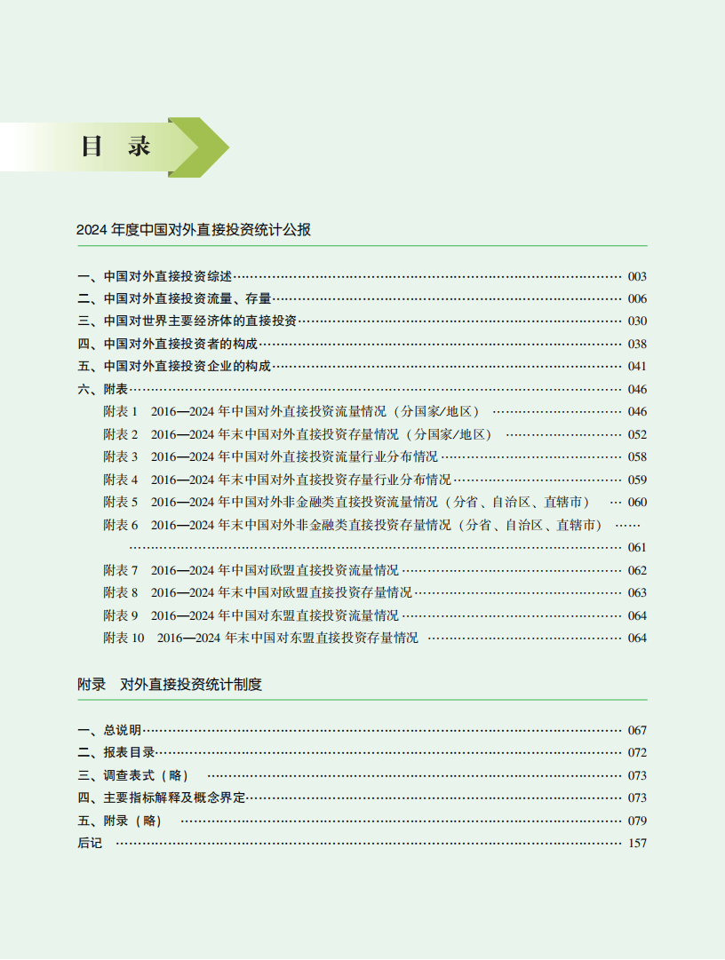 商务部、国家统计局和国家外汇管理局联合发布《2024年度中国对外直接投资统计公报》