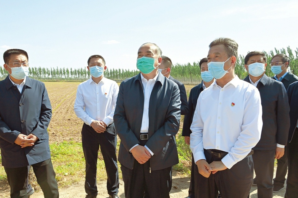 山东省委书记林武会见三一集团客人