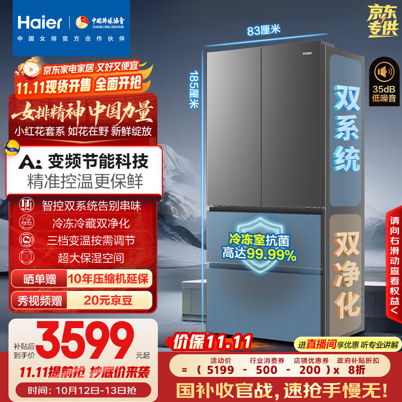 海尔智家获得发明专利授权：“用于冰箱气体检测的方法及装置、冰箱、存储介质”