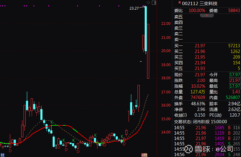 直线拉升！001209，“地天板”